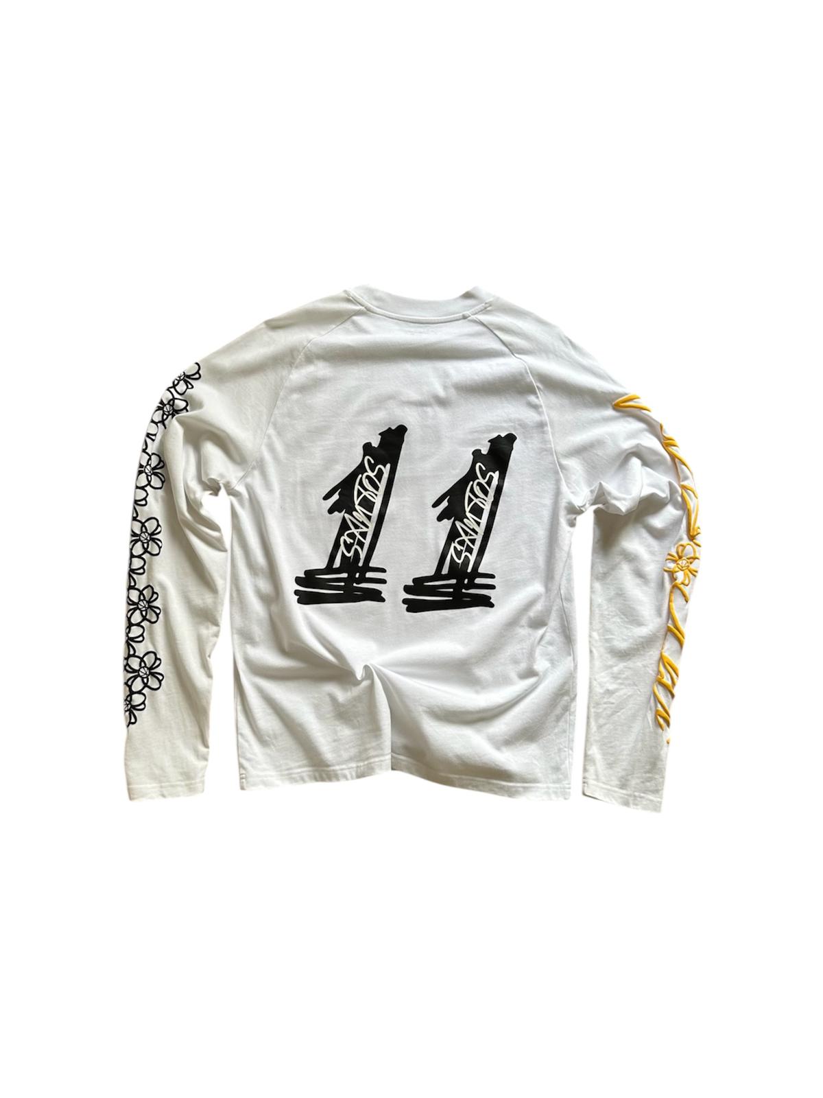 WHITE SANTOS LONGSLEEVE