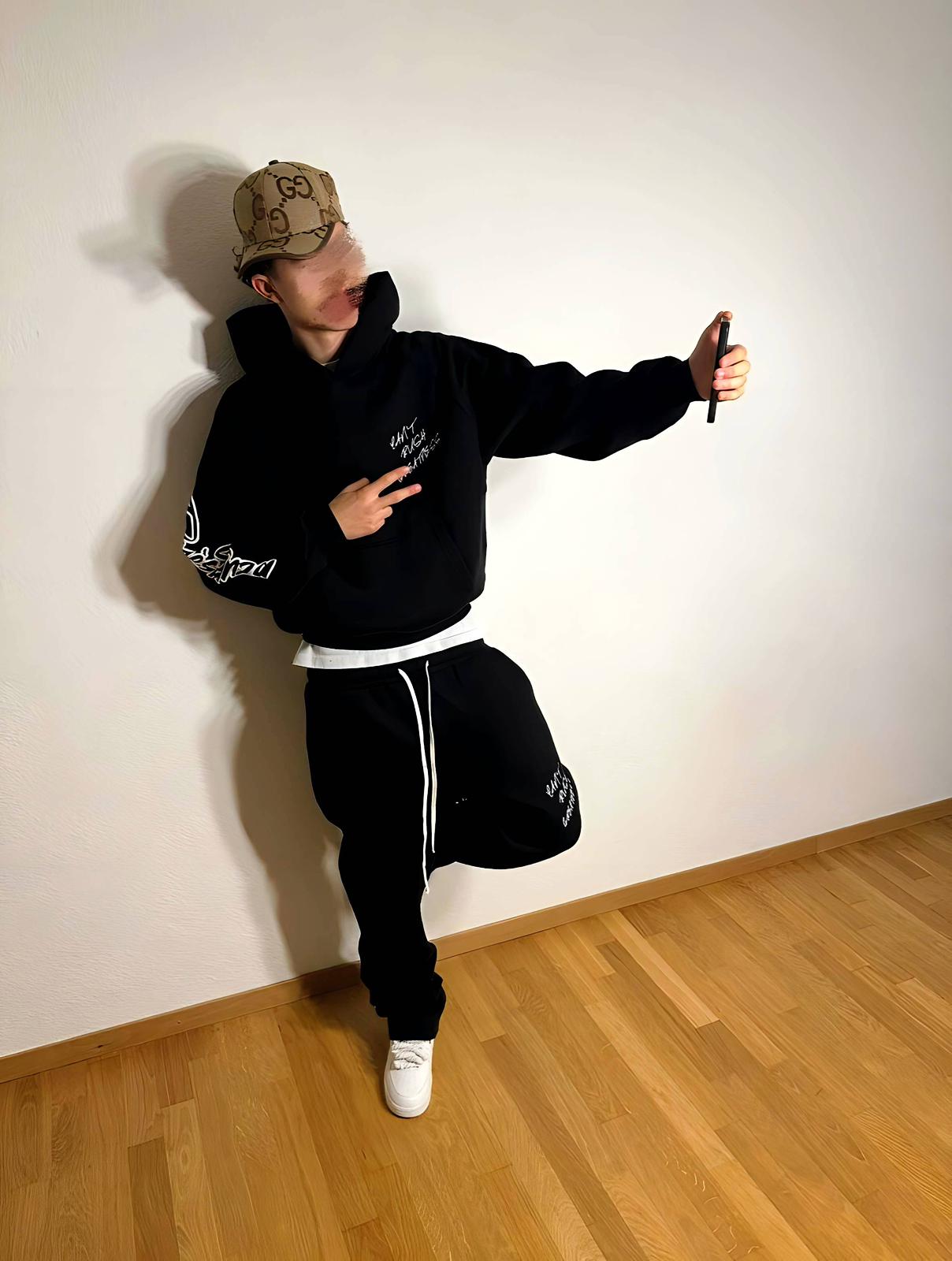 BLACK "CRG" TRACKSUIT (USE 8% CODE: p3a8)