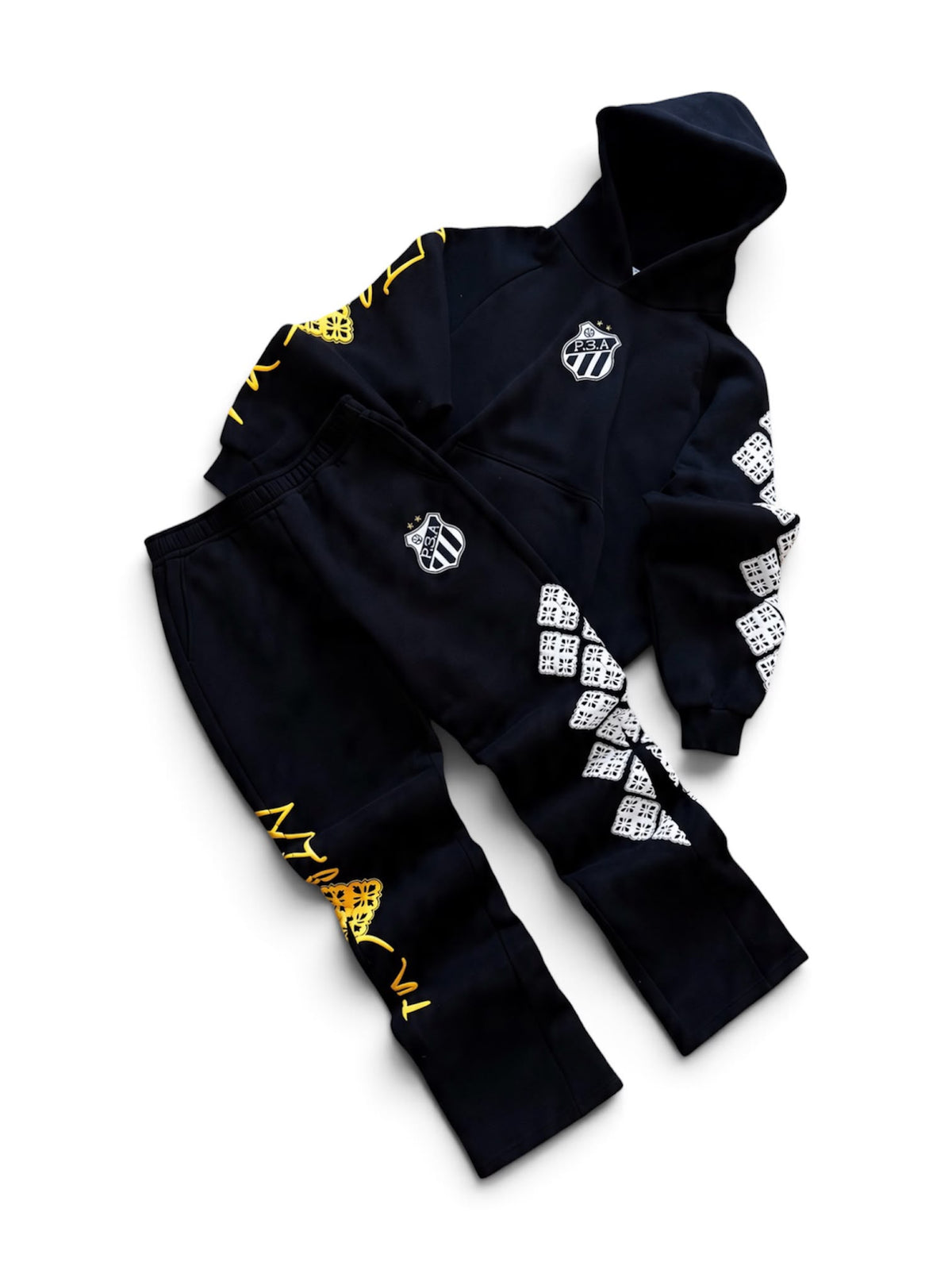 BLACK SANTOS TRACKSUIT (BUY 2 = 10% OFF THE 2ND)
