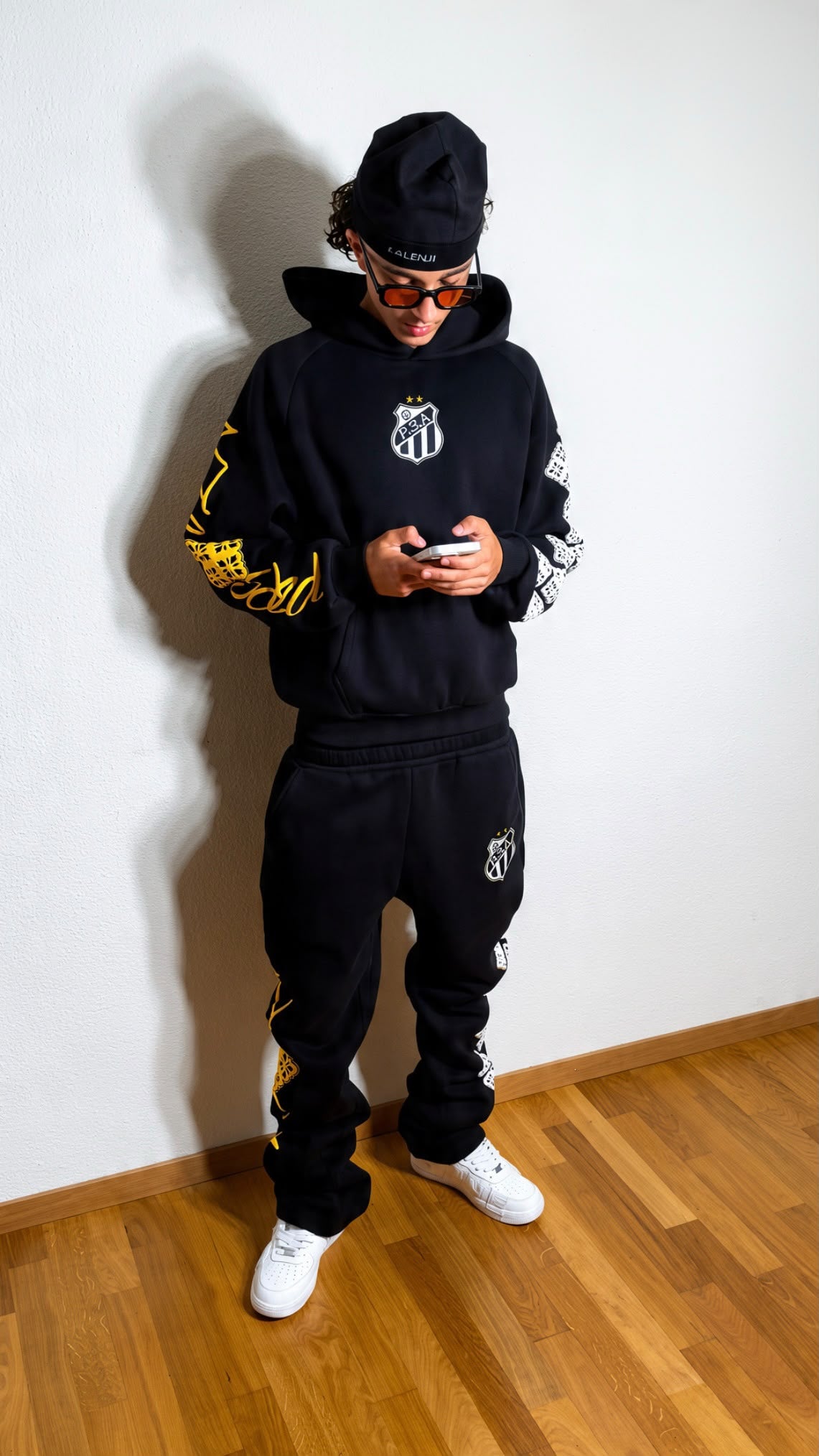 BLACK SANTOS TRACKSUIT (BUY 2 = 10% OFF THE 2ND)