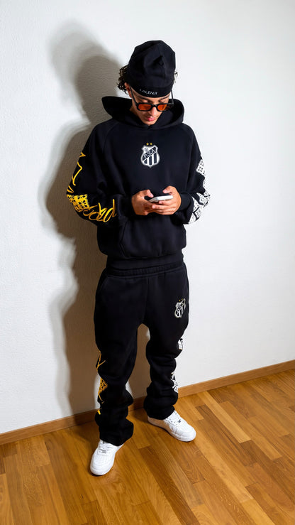 BLACK SANTOS TRACKSUIT (BUY 2 = 10% OFF THE 2ND)